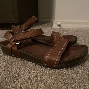 Teva Women’s Brown Ysidro Stitch Sandal
